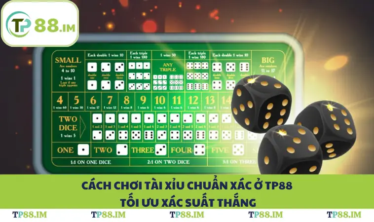 Cách Chơi Tài Xỉu Chuẩn Xác Ở TP88 - Tối Ưu Xác Suất Thắng
