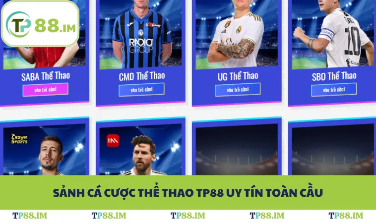 Thể Thao TP88 1 Sảnh cá cược thể thao TP88 uy tín toàn cầu
