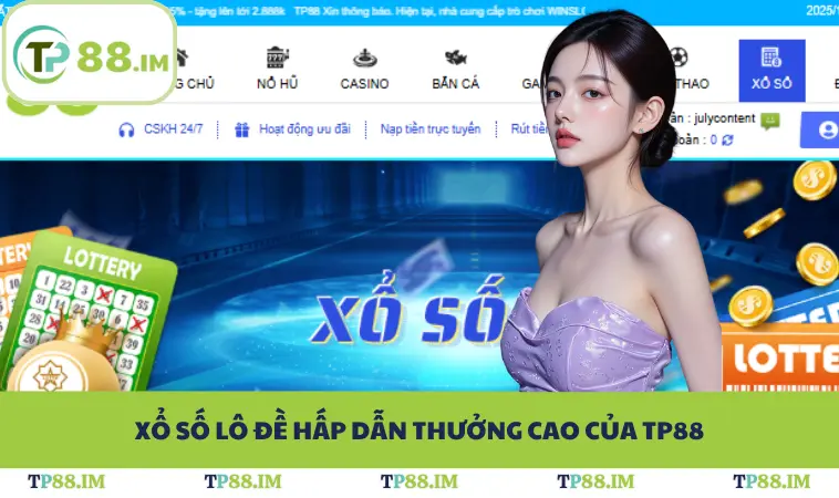 Home 29 Xổ số lô đề hấp dẫn thưởng cao của TP88